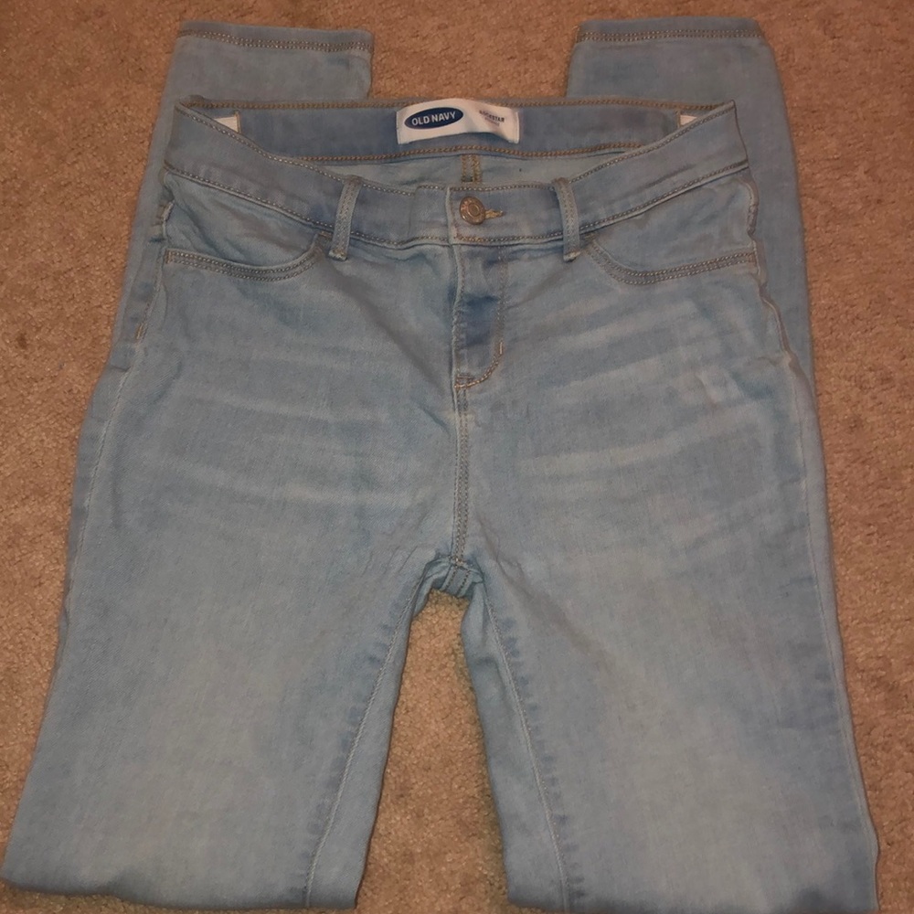 Old Navy Rockstar Denim Leggings (Girls 14)